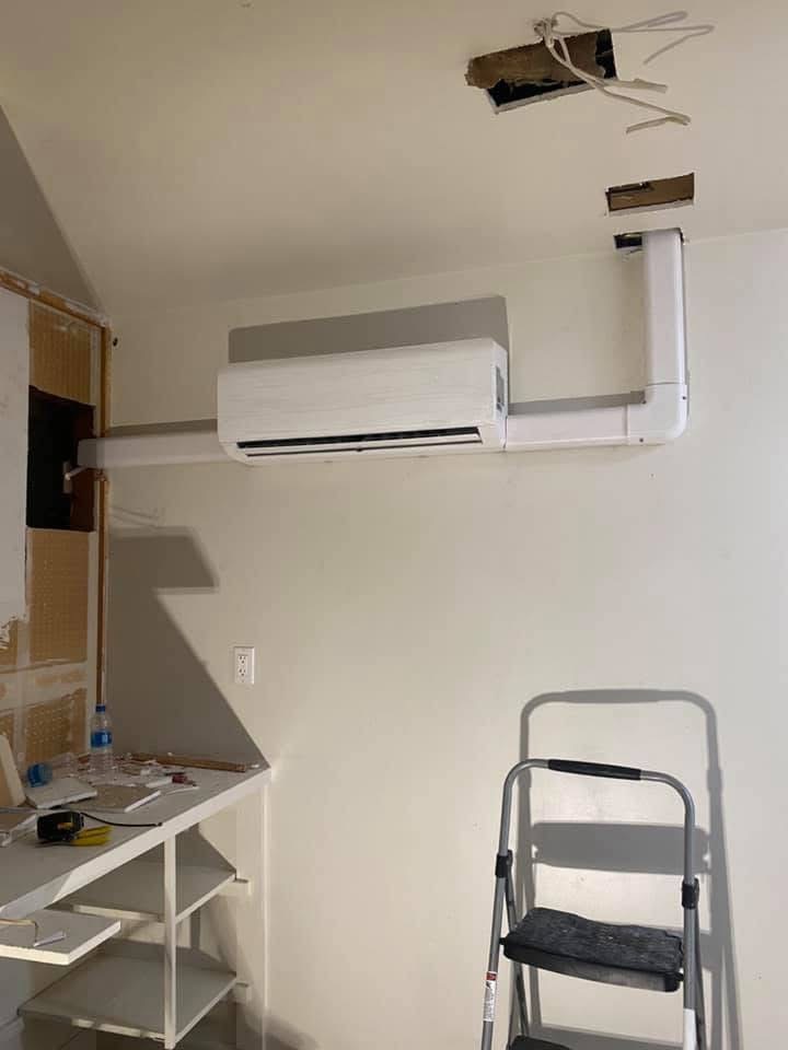 Wall-mounted indoor mini split unit