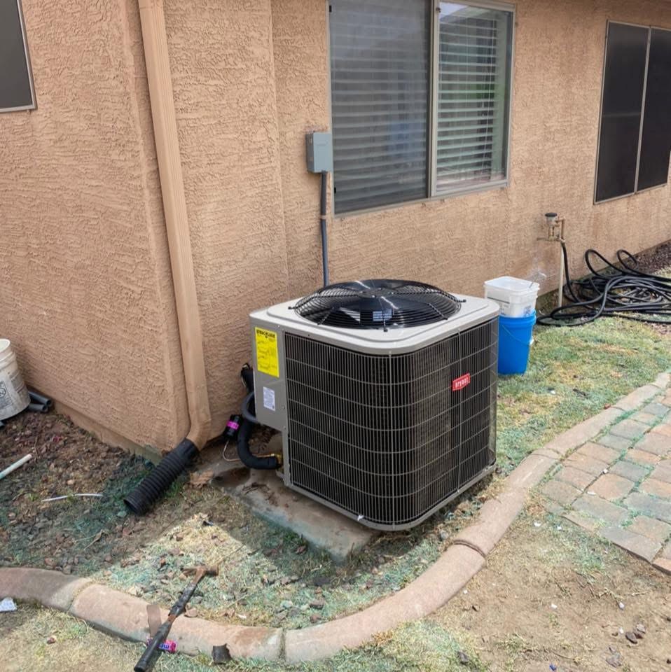 Residential outdoor air conditioning condenser